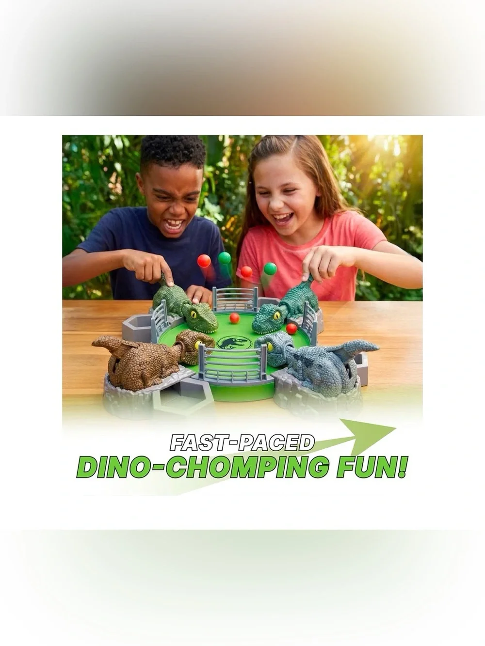 Jurassic World Ravenous Raptors The Dino Chomping Game